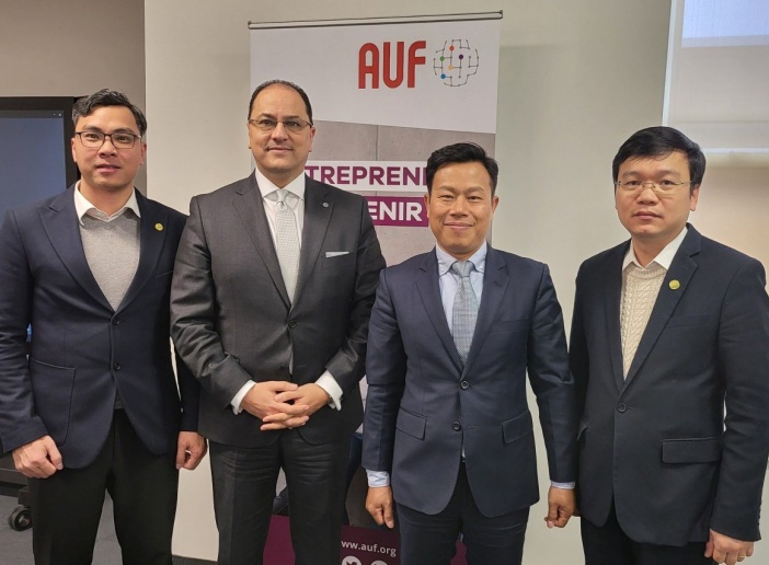 Giám đốc ĐHQGHN tham dự cuộc họp Hội đồng quản trị và Ban Điều hành Cơ quan Đại học Pháp ngữ (AUF)